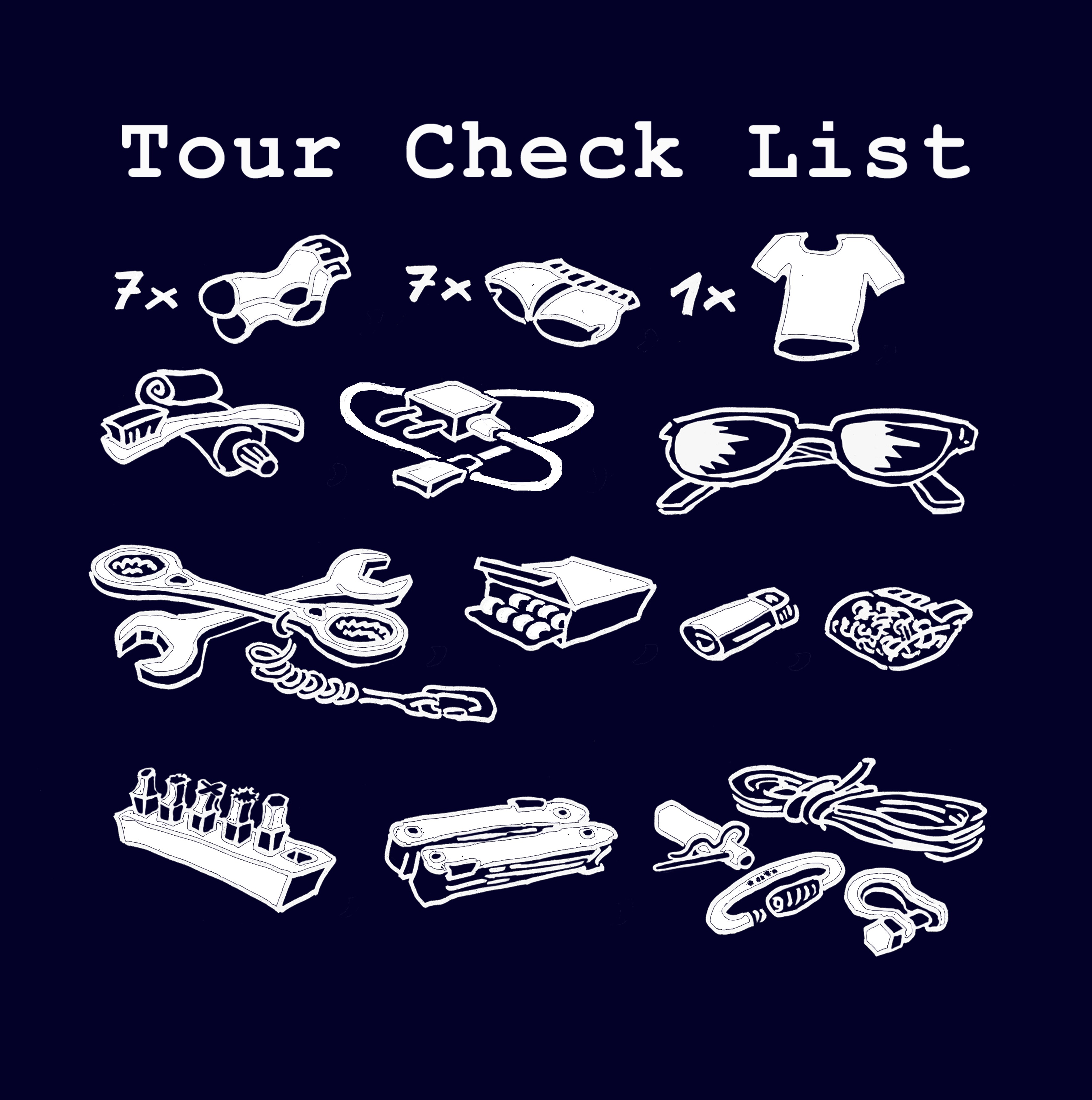 Tour Check List