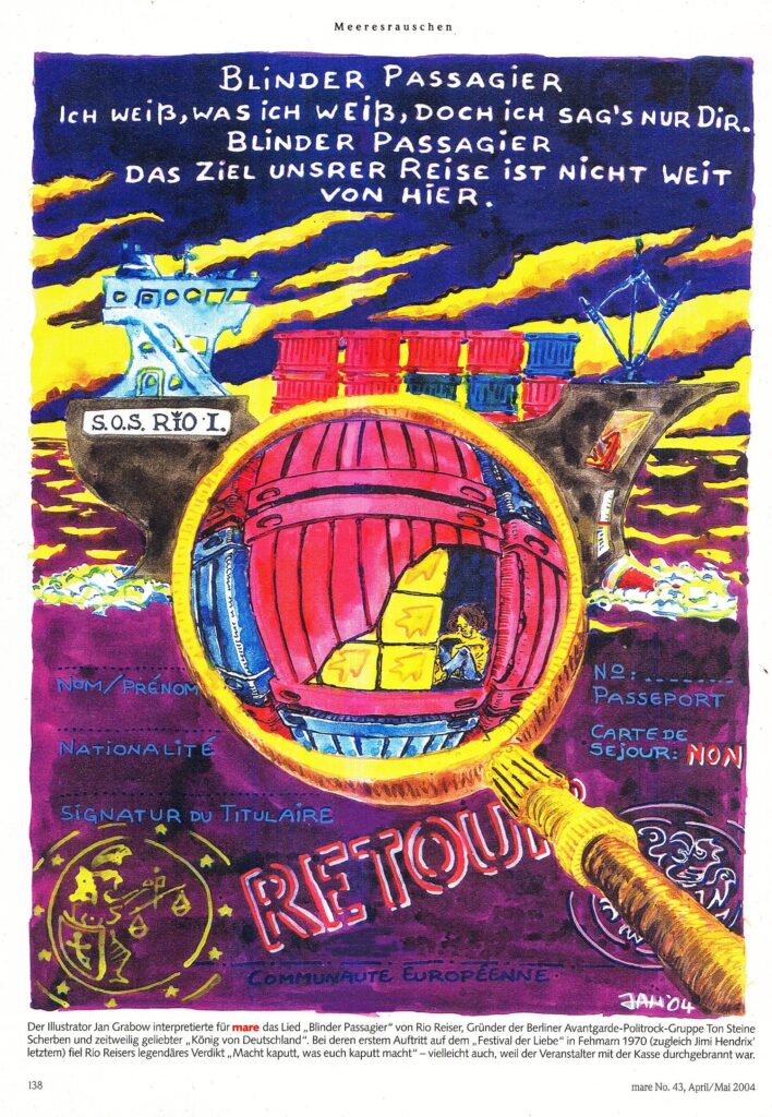 Blinder Passagier – Mare 2004